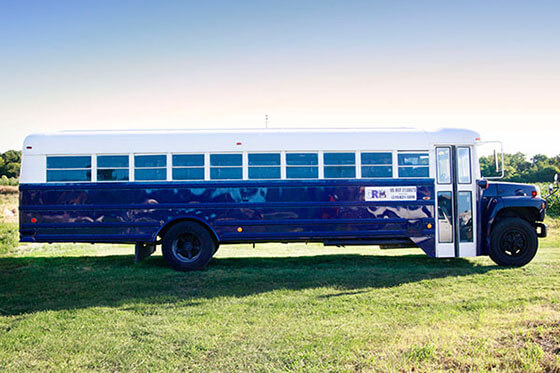 35-passenger party bus